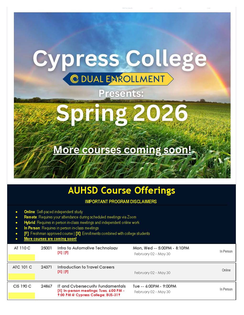 Course Flyer